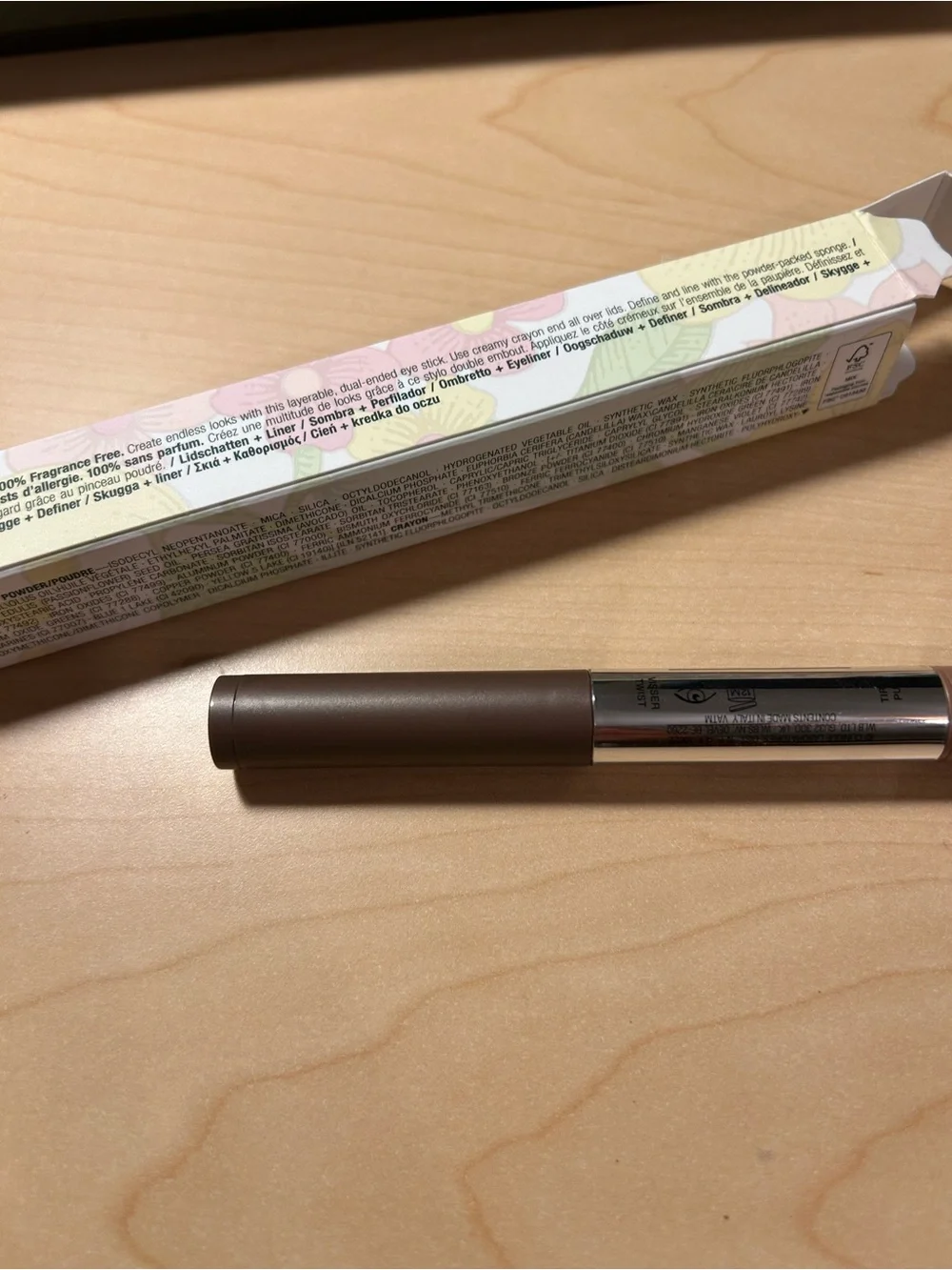 Clinique High Impact Shadow Play Eyeshadow & Eye Definer #06 Double Latte new